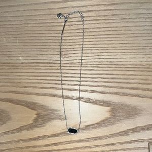 Kendra Scott necklace Black and silver